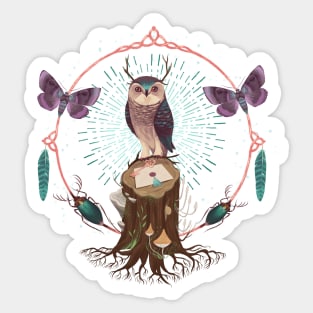 Enchanted Woodland Secret Keeper And Dream Catcher Sticker